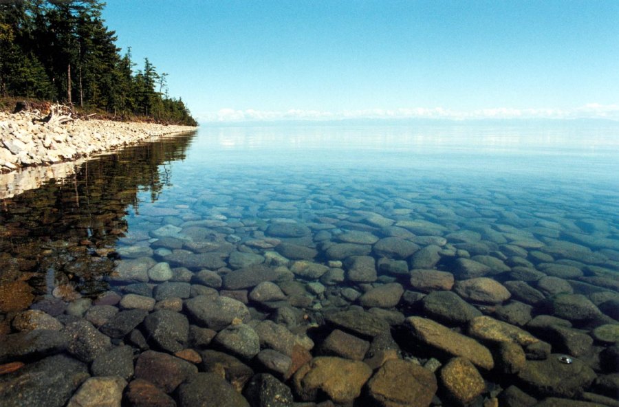 Чистейшая вода озера Байкал